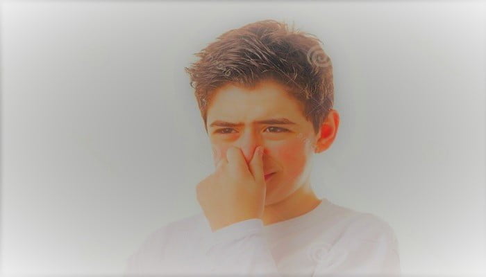 fireplace smells when it rains