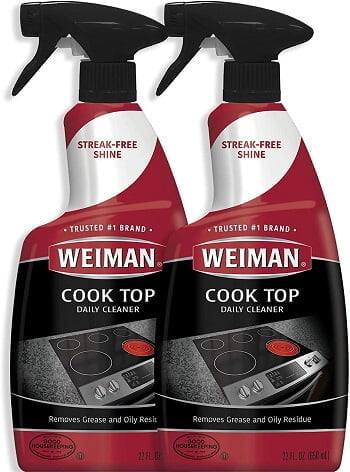 weiman cooktop cleaner spray