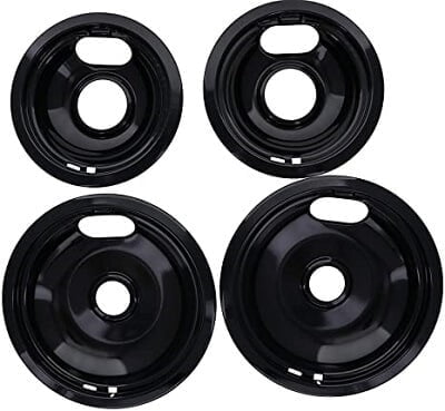 whirlpool drip pans black