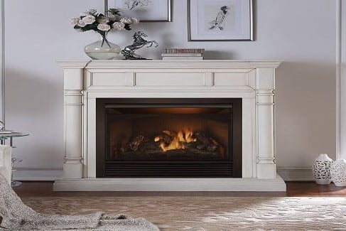how to get more heat from gas fireplace
