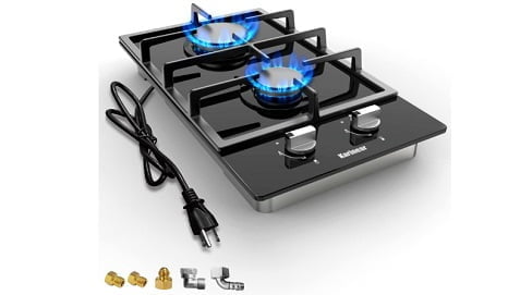 Karinear Tempered Glass Gas Cooktop