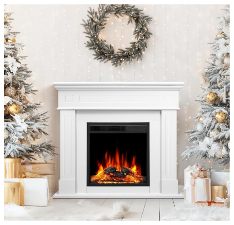 43 Inch Fireplace TV Stand with Mantel