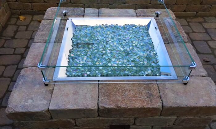 is it safe to use a fire pit under a gazebo