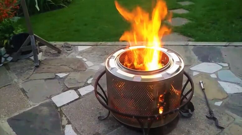 Is It Safe to Use a Dryer Drum As a Fire Pit? 