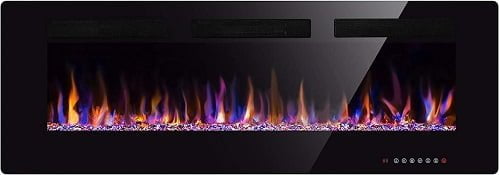 best linear electric fireplace