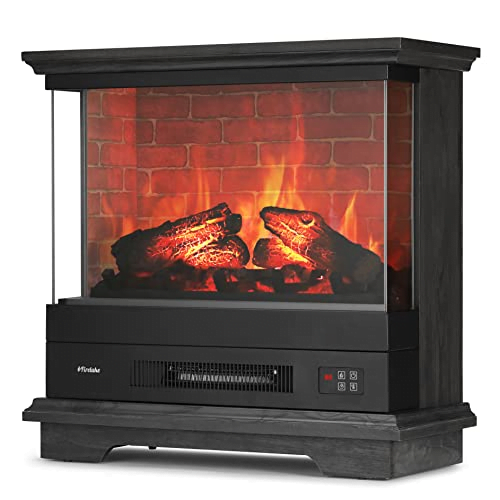 best freestanding electric fireplace with mantel