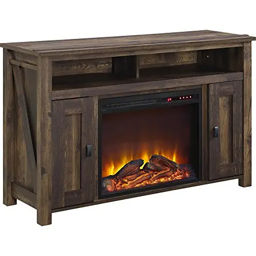 Ameriwood Home Farmington Electric Fireplace TV Console for TVs up to 50