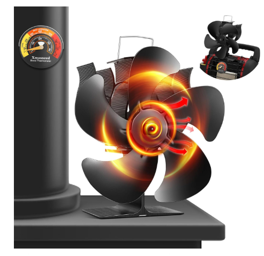 Xmasneed Wood Stove Fan