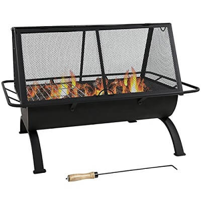 sunnydaze fire pit grill