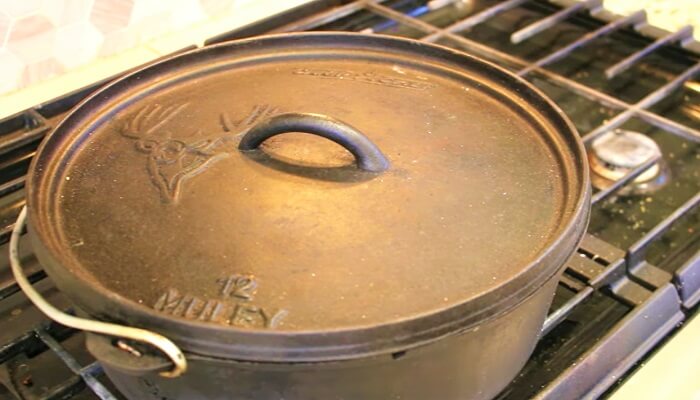 can you use a cast iron dutch oven on the stove top