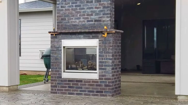 double-sided fireplace problems