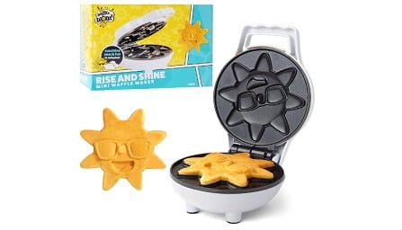 Rise and Shine Mini Sun Waffle Maker