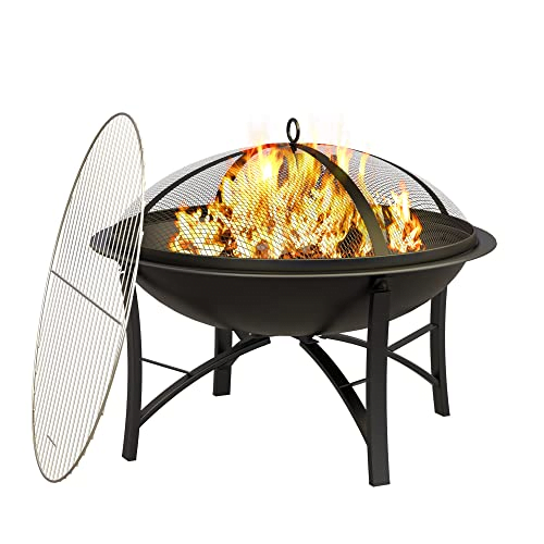Fire Beauty Fire Pit for Outside Wood Burning Firepit