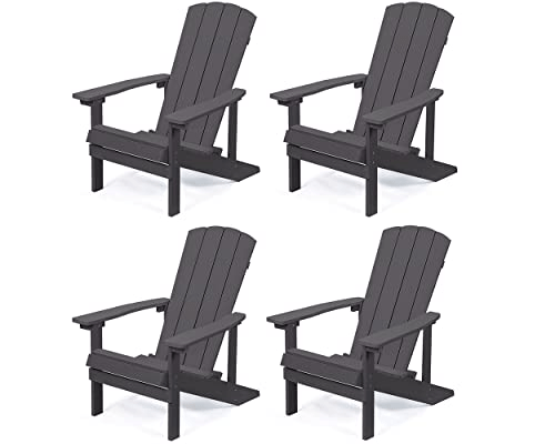 Aok Garden Adirondack Chairs Set of 4 Weather Resistant