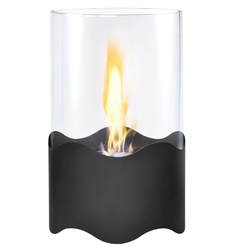 Portable Propane Table Top Firepit Outdoor Indoor, Round Tabletop Fireplace