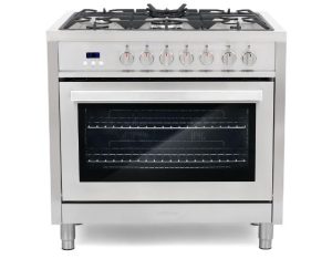 COSMO F965 36 in. 220/240V Dual Fuel Range with 5 Gas Burners