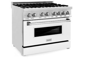 ZLINE 36" 4.6 cu. ft. Dual Fuel Range with Gas Stove and Electric Oven