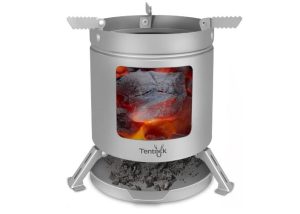 Tentock Titanium Wood Burning Stove Ultralight Camping Wood Stove