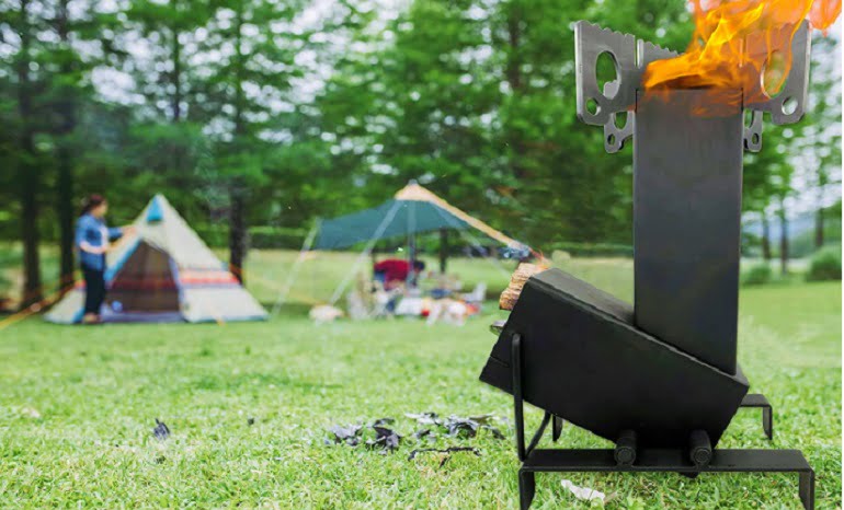 collapsible wood stove