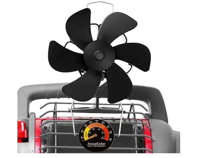 JossaColar Wood Stove Fan for Buddy Heater