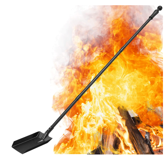 Fireplace Shovel- 46” Extra Strength Wrought Iron