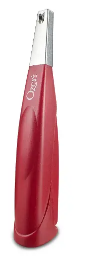 Ozeri Piezoelectric Stove Lighter, Flameless, Red

