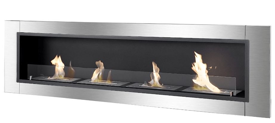 Build-in Ventless Bio Ethanol Wall Fireplace