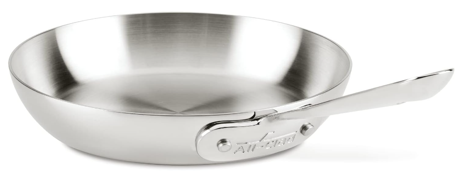 All-Clad D3 Stainless Tri-ply Bonded Stainless Steel Skillet