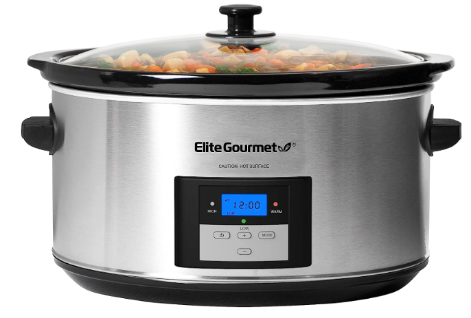 Elite Gourmet MST-900D Digital Programmable Slow Cooker