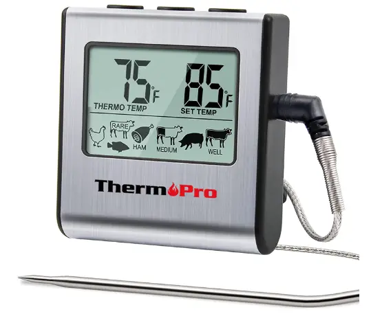 ThermoPro TP-16 Large LCD Digital Cooking Food Meat Smoker Oven Kitchen BBQ Grill Thermometer