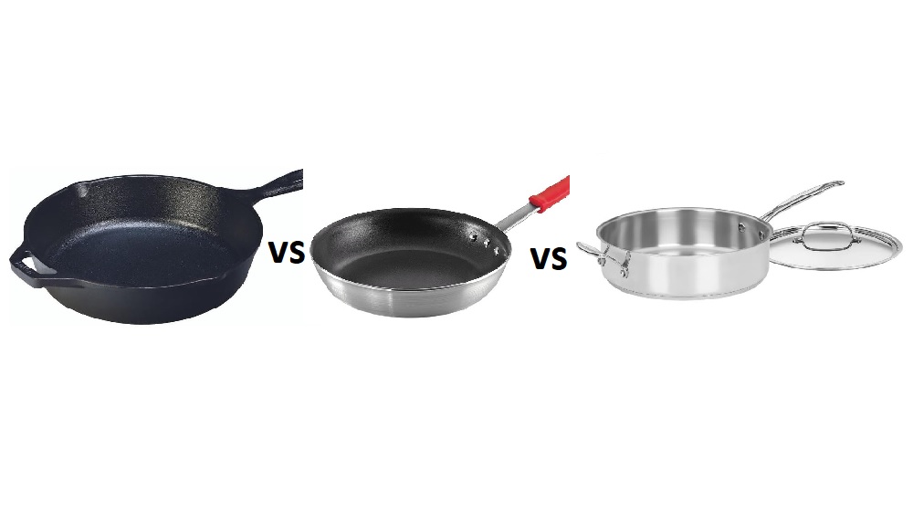skillet vs frying pan vs saute pan: choosing factors