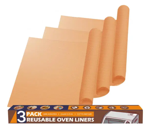 3 Pack Oven Liners for Bottom of Oven