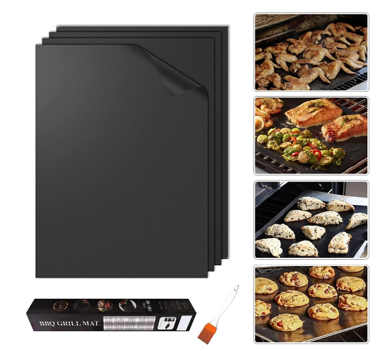 4 Pack Large Oven Liners for Bottom of Electric Gas Oven