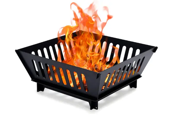 Fire Pits for Outside 17 Inch Collapsible Portable Plug Fire Pit