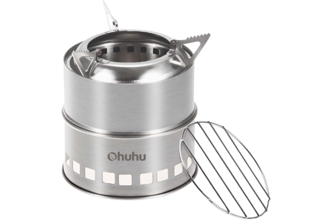 Camping Stove, Ohuhu Mini Camp Stove Stainless Steel Portable Stove