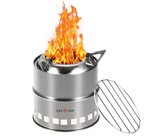 Gas One Camping Stove - Wood Stove Stainless Steel Portable Stove