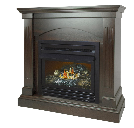 Natural Gas Vent Free Fireplace System