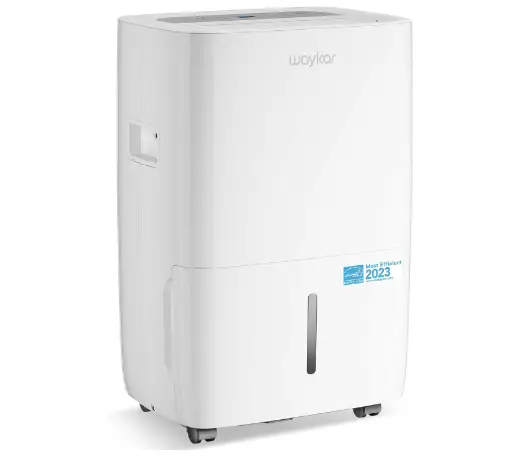Waykar 80 Pints Energy Star Dehumidifier for Spaces up to 5,000 Sq. Ft