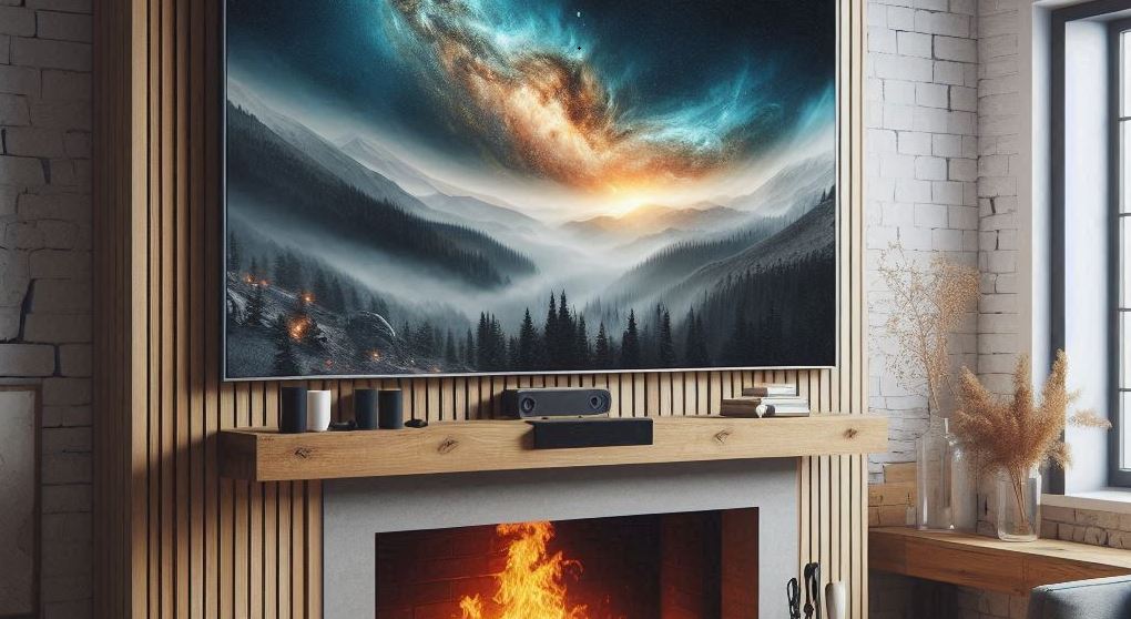 Best Practices for Mounting a TV Above a Wood-Burning Fireplace
