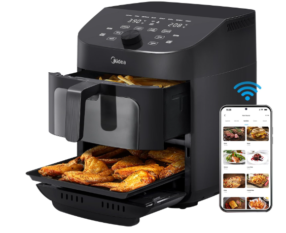 Midea Dual Basket Air Fryer Oven