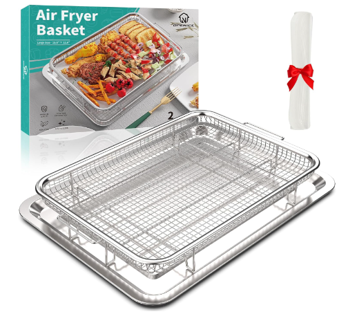 OPENICE Air Fryer Basket and Pan Set