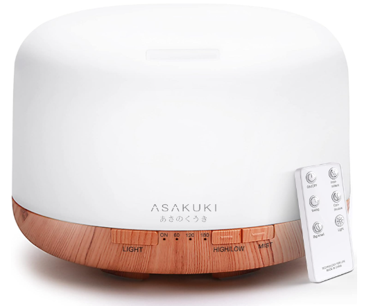 ASAKUKI 500ml Premium Essential Oil Diffuser