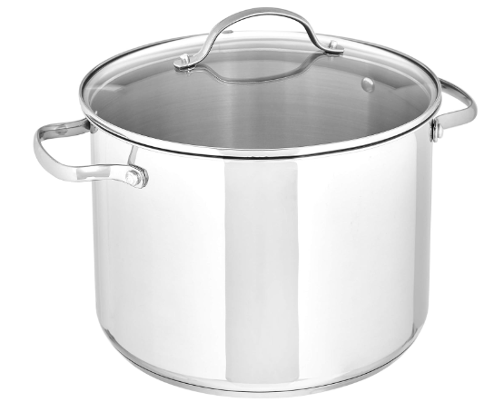 Amazon Basics Stainless Steel Stock Pot with Lid