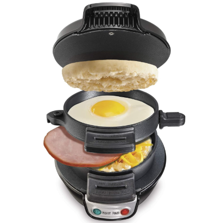 Hamilton Beach Breakfast Sandwich Maker with Egg Cooker Ring