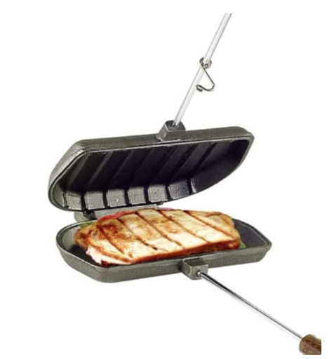 Cast Iron Panini Press & Sandwich Maker