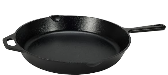 Amazon Basics Pre-Seasoned Cast Iron Skillet