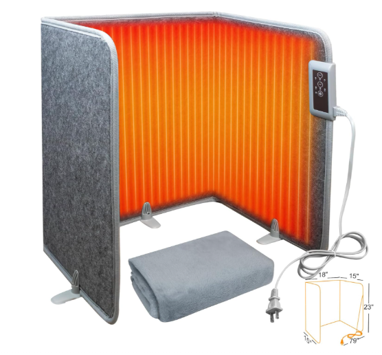 Foldable Leg Warmer With Soft Blanket