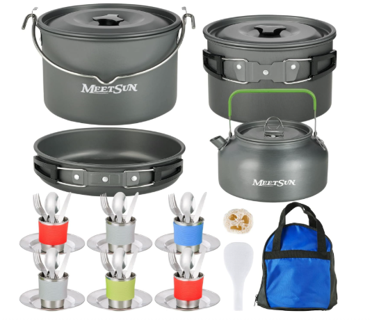MEETSUN Camping Cookware Set