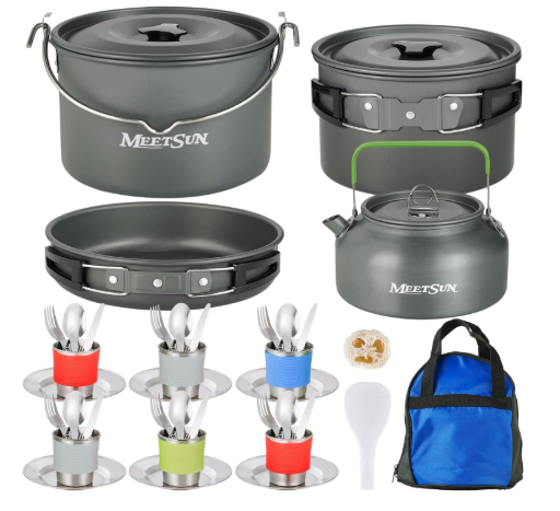 MEETSUN Camping Cookware Set