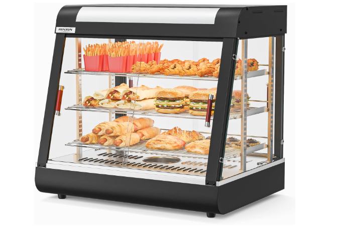 ROVSUN 26" Commercial Food Warmer Display Pizza Warmer